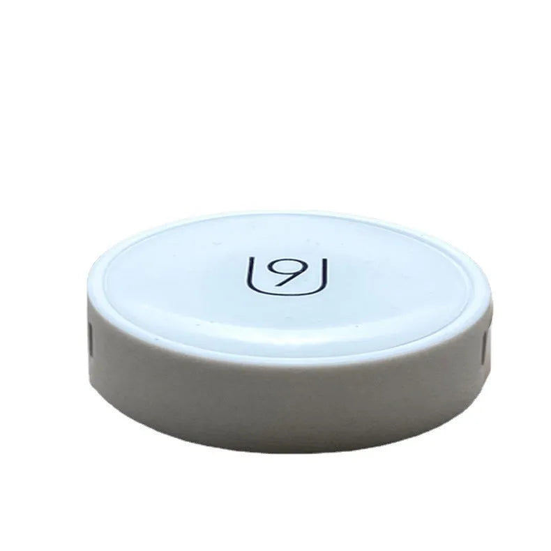 Round solid balm car decoration with floral fruity fragrance in three styles