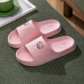 Cute bear non-slip thick sole EVA indoor slippers for women and men in grey colour