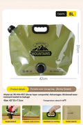8L outdoor water storage bag in PE nylon PET with waterproof fabric for camping hiking fishing