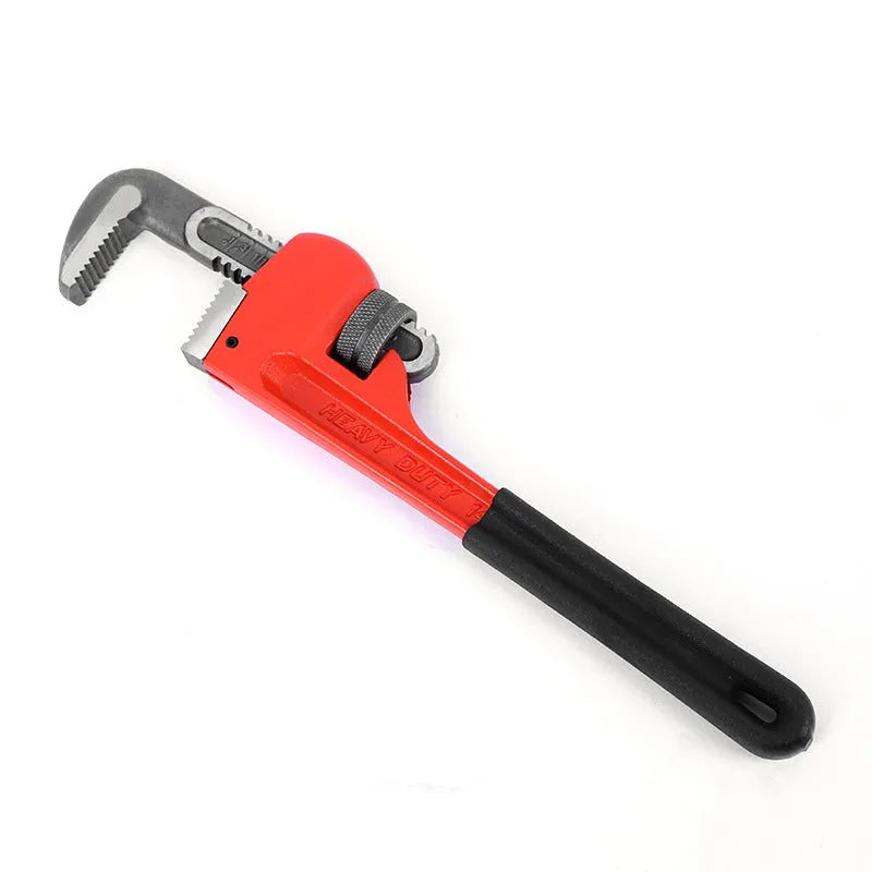 Heavy pipe tongs made of 45# steel available in 8 10 12 and 18 inch sizes for water pipe gripping