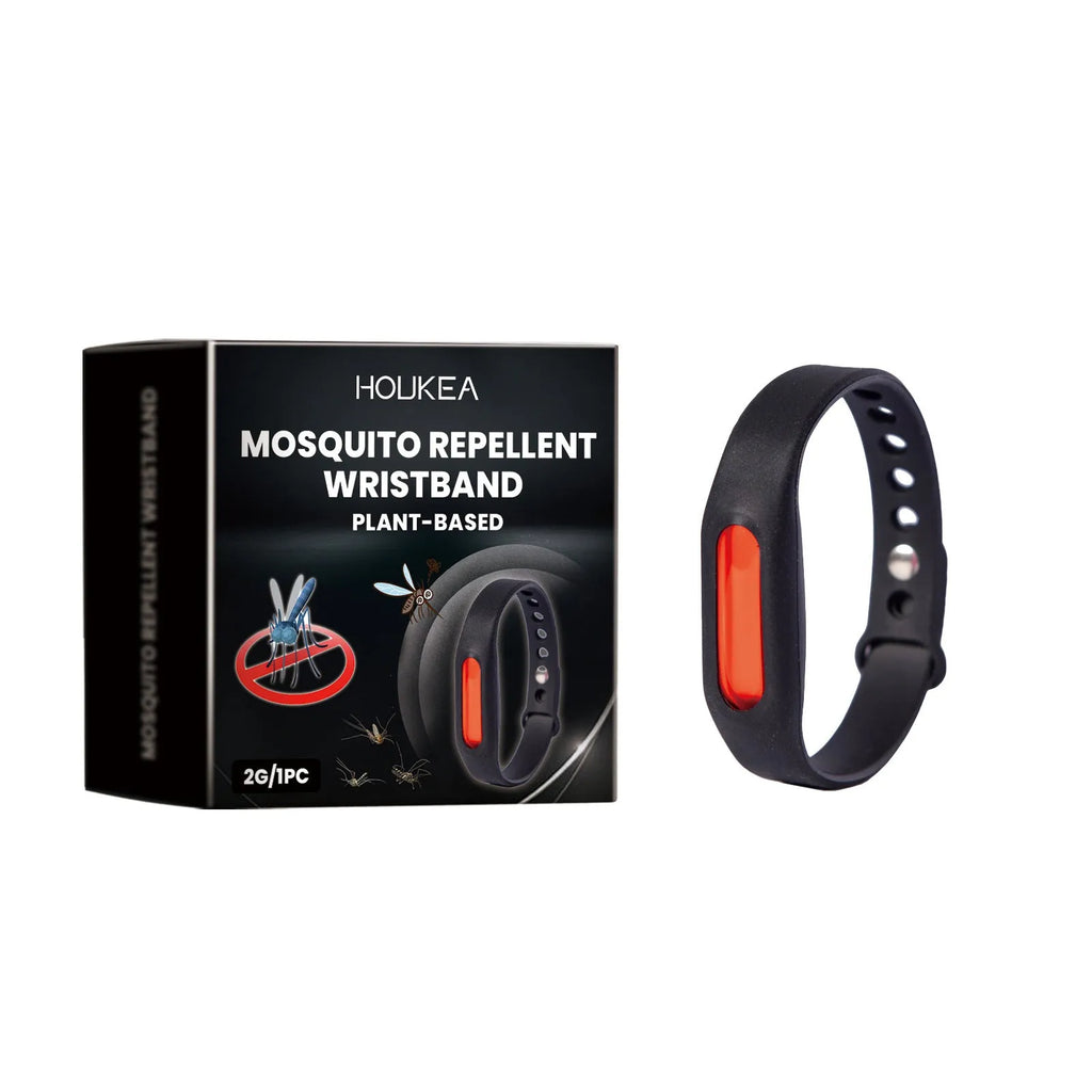 Portable guard body silicone outdoor bracelet on wrist – lightweight flexible silicone band in one colour