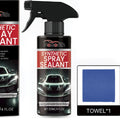 120ml automotive nano quick spray coating spray bottle 4.6x17.6cm with 20x20cm towel set