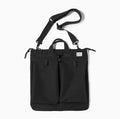 Medium canvas crossbody messenger bag in military green colour with laptop compartment and phone pocket