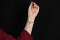Shihuan natural Hetian Jade bracelet with Fu character and constellation design, 6mm size.