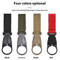 Outdoor Tactics nylon water bottle hanging buckle webbing strip in black colour