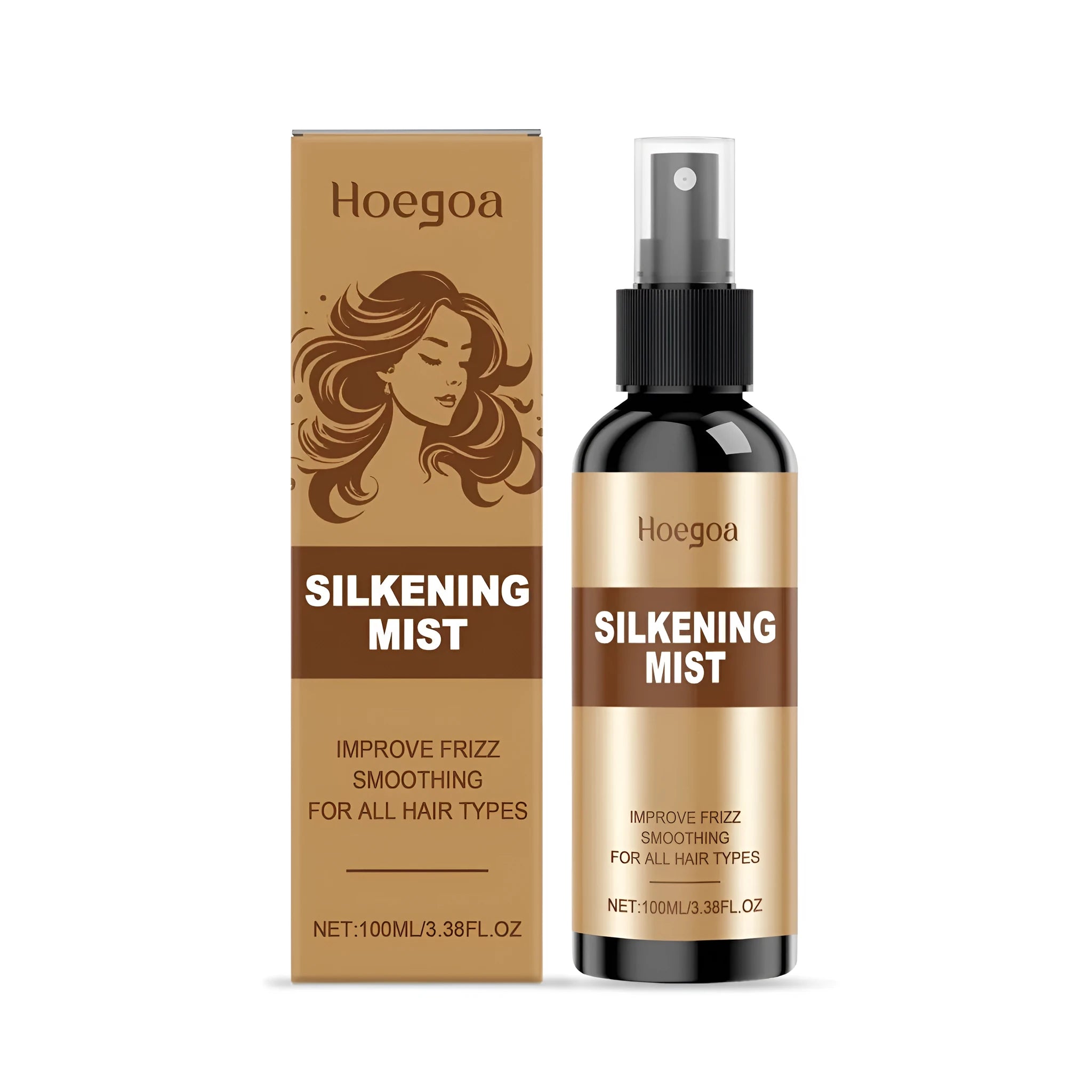 100ml hair care spray bottle with vitamin E and collagen formula