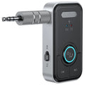 Bluetooth 5.3 audio receiver and transmitter with 3.5mm interface, Type-C power, 300mAh battery and 57x33x13.5mm body