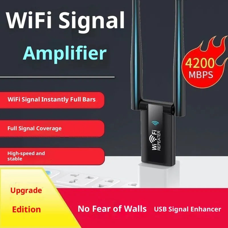 WiFi signal amplifier wireless extender in three colour versions with different range options