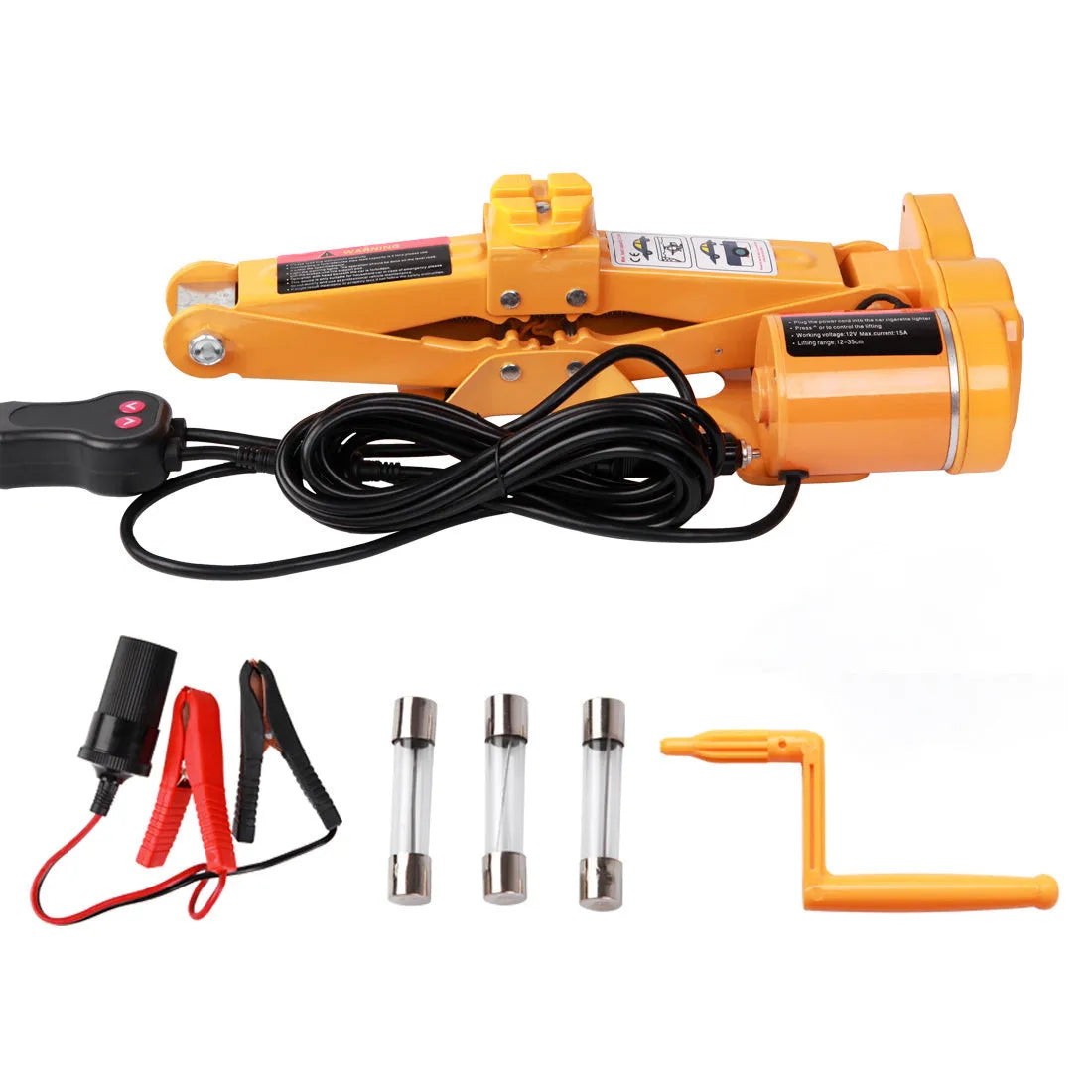 TY002 electric hydraulic jack kit with 2-tonne capacity for vehicle lifting