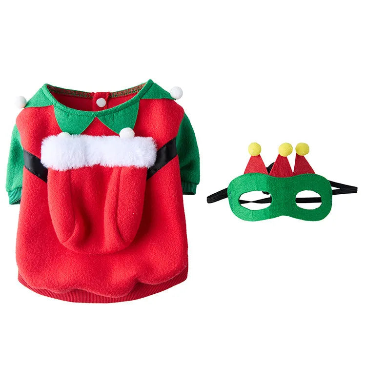 Halloween party dog costume with polyester skirt and accessories in European American style for pets