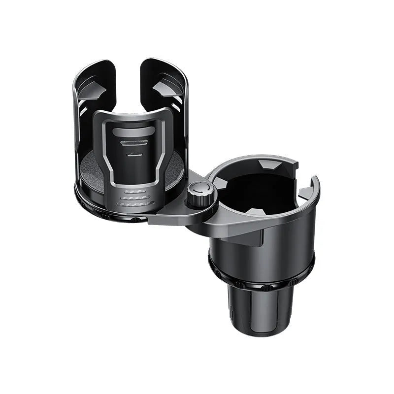 Carbon fibre black ABS car cup holder with two size options for central control cup position
