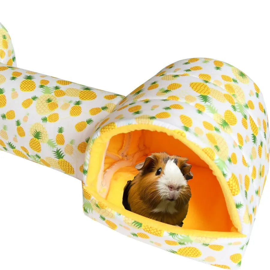 Polyester hamster nest pet villa in avocado colour for small animals
