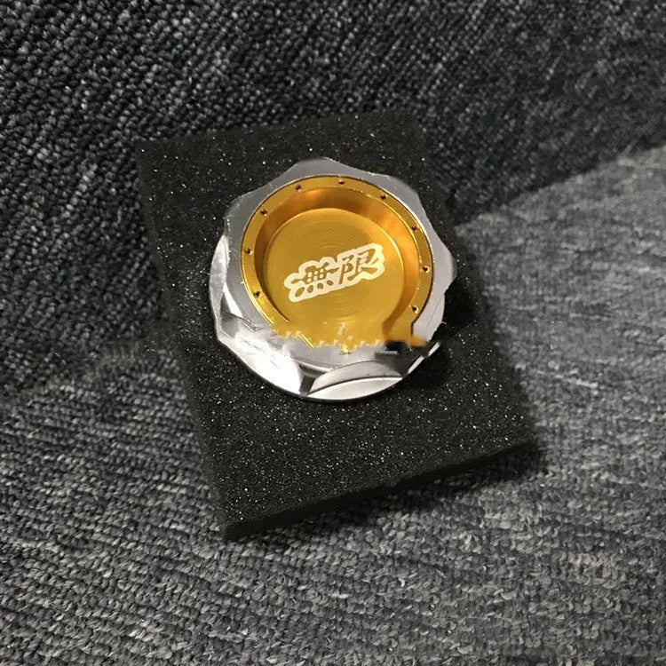 Aluminium alloy oil filter cap for Honda cars in multiple colour options