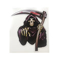 13cm reflective skull car sticker in Skull-5 style, self-adhesive, four pieces shown