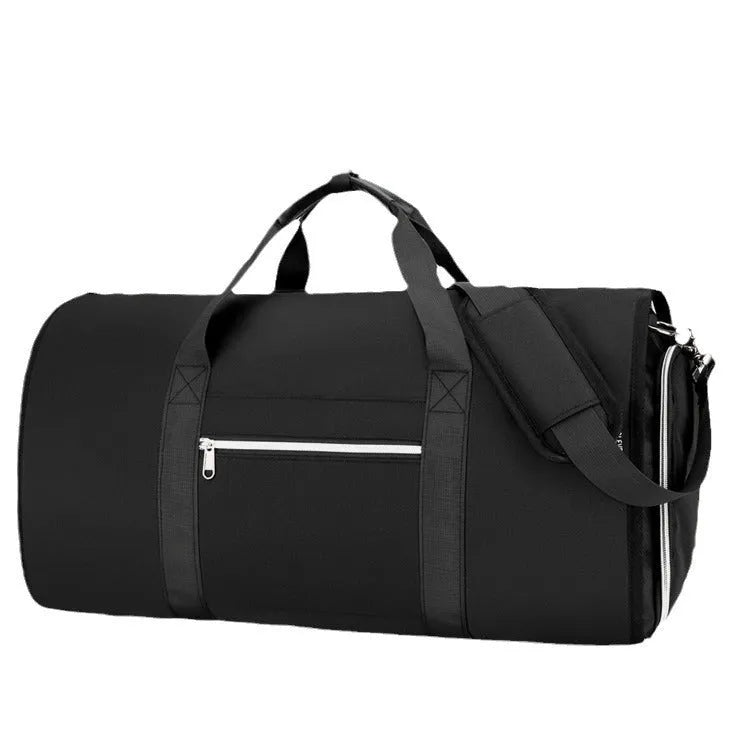 Oxford cloth multipurpose storage bag showing dry wet separation compartments and expansion feature
