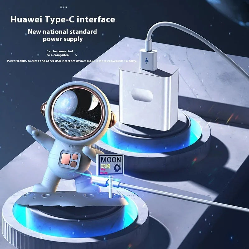 Bluetooth Spaceman small creative ornament speaker with voice prompts, lithium battery, stereo audio, in two colour editions