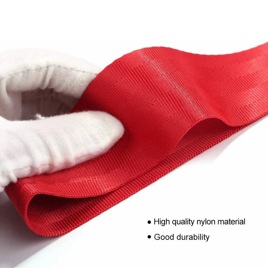Automotive trailer rope with front bumper ribbon in multiple colour options