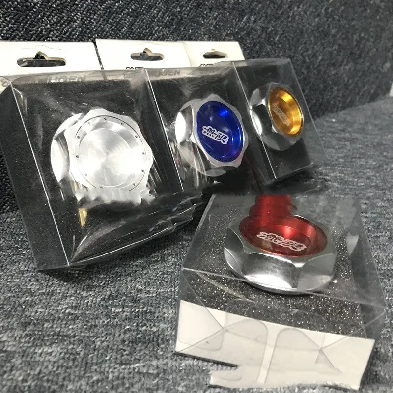 Aluminium alloy oil filter cap for Honda cars in multiple colour options