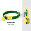 A high elasticity polyester pet collar for small dogs in a monochrome colour, shown adjusted to a length between 22 and 32cm.