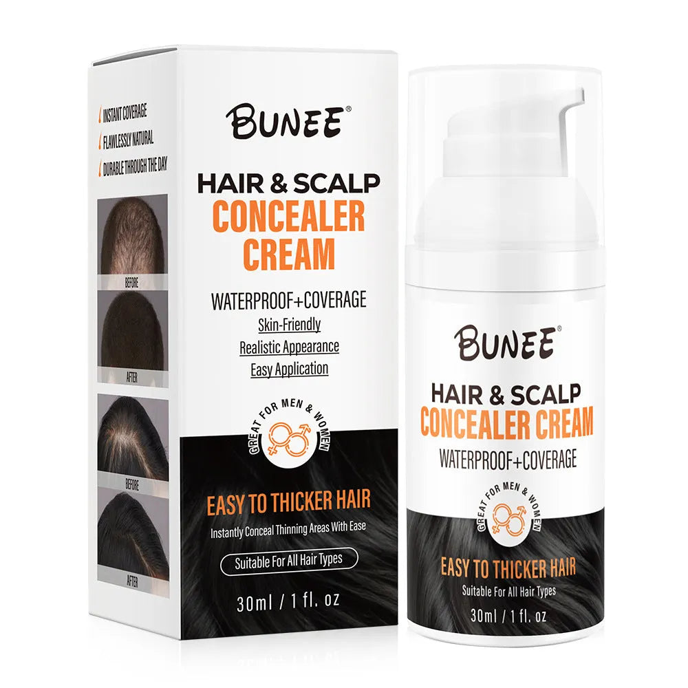 30ml tube of scalp concealer pomade for covering thinning hair and root areas