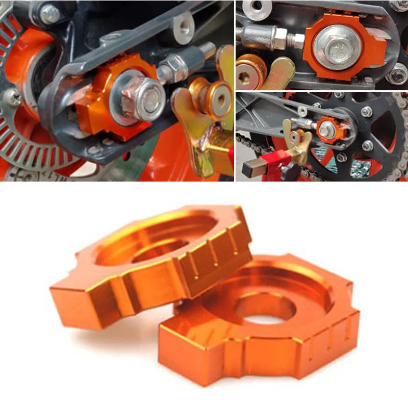 Orange KTM DUKE motorcycle fork regulator screw kit for 200 390 990 models