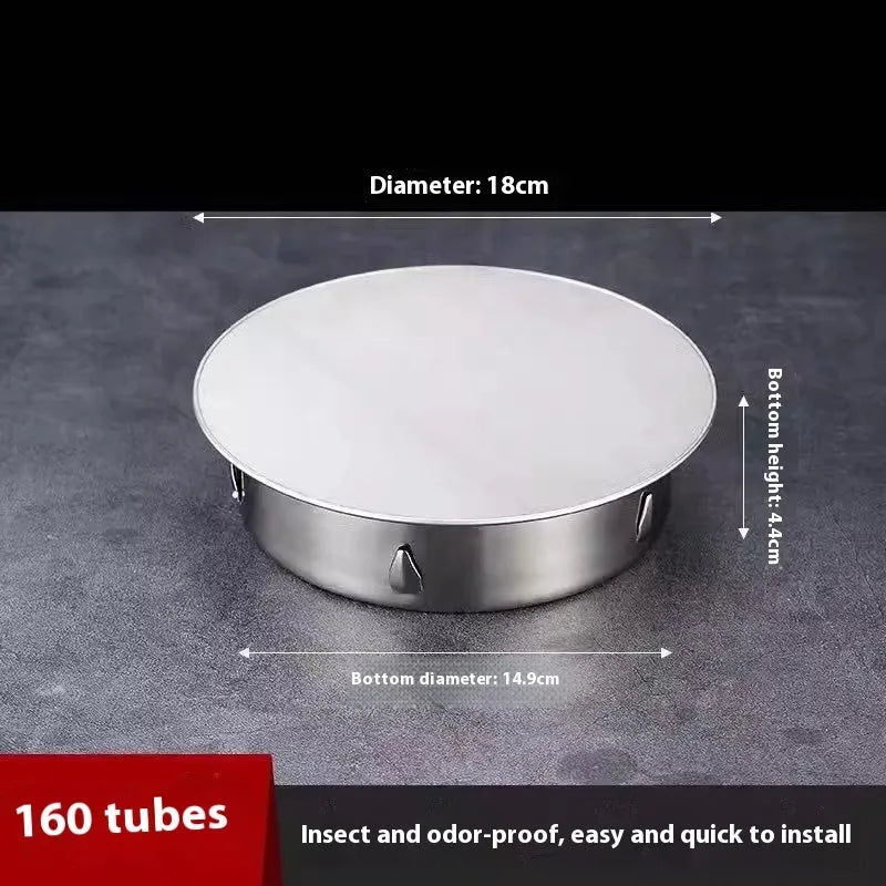 Stainless steel floor drain deodorant seal cover with modern simple design