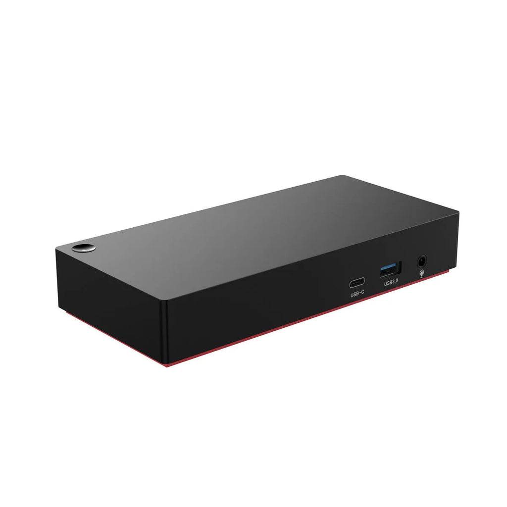 Lx100 Type-C docking station with 12 ports, 4K display support, external power supply, and 81.5cm cable