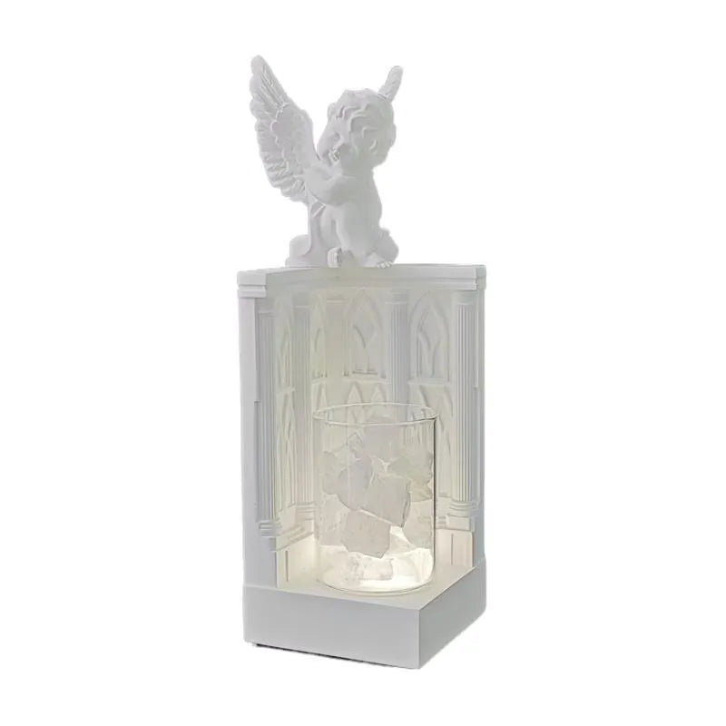 Crystal fragrant stone fire-free plaster aromatherapy diffuser with essential oil in decorative ornament piece