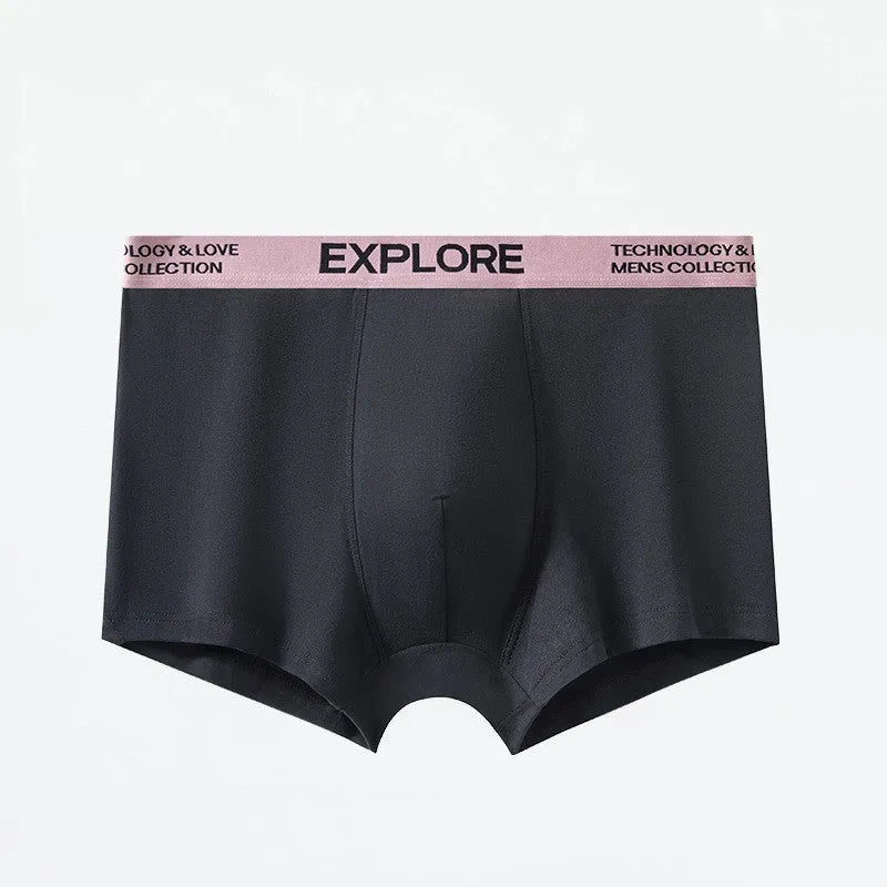 Men's cotton boxer shorts in multiple colours with mid waist design