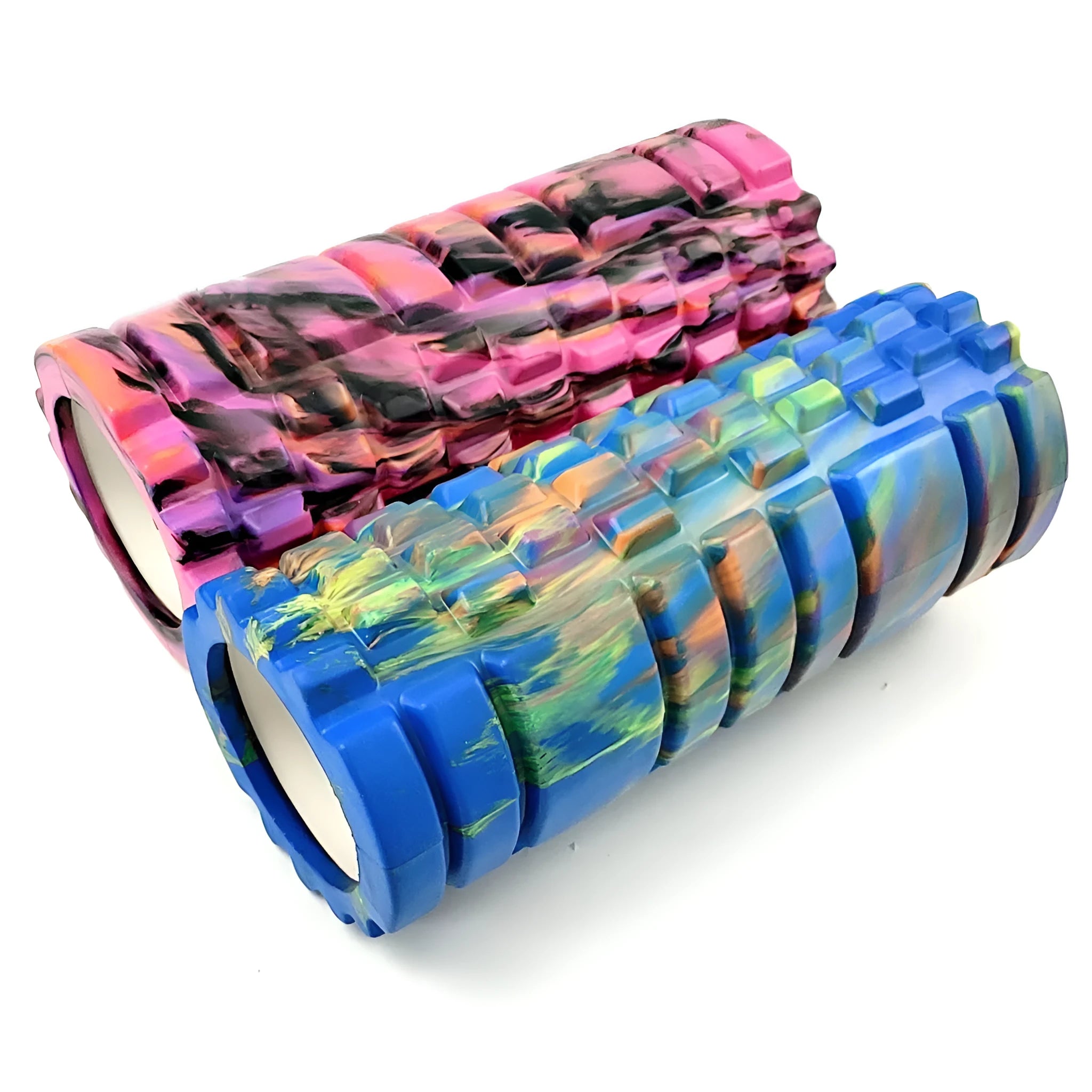 33cm camouflage pattern EVA foam roller for fitness massage and body shaping exercises