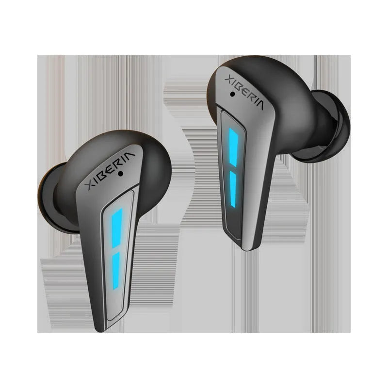 W2 True Wireless Gaming Bluetooth Headset in Grey with Type-C charging port and Pixort chip