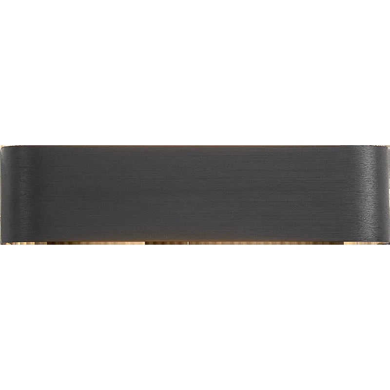 16cm Nordic modern minimalist wall lamp in champagne gold with wall switch control for bedside use