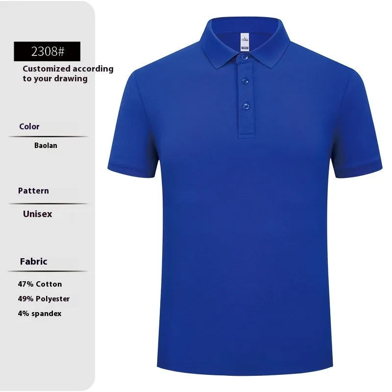 Solid colour short sleeve workwear polo shirt for men in a regular fit, available in 14 colours including white and blue