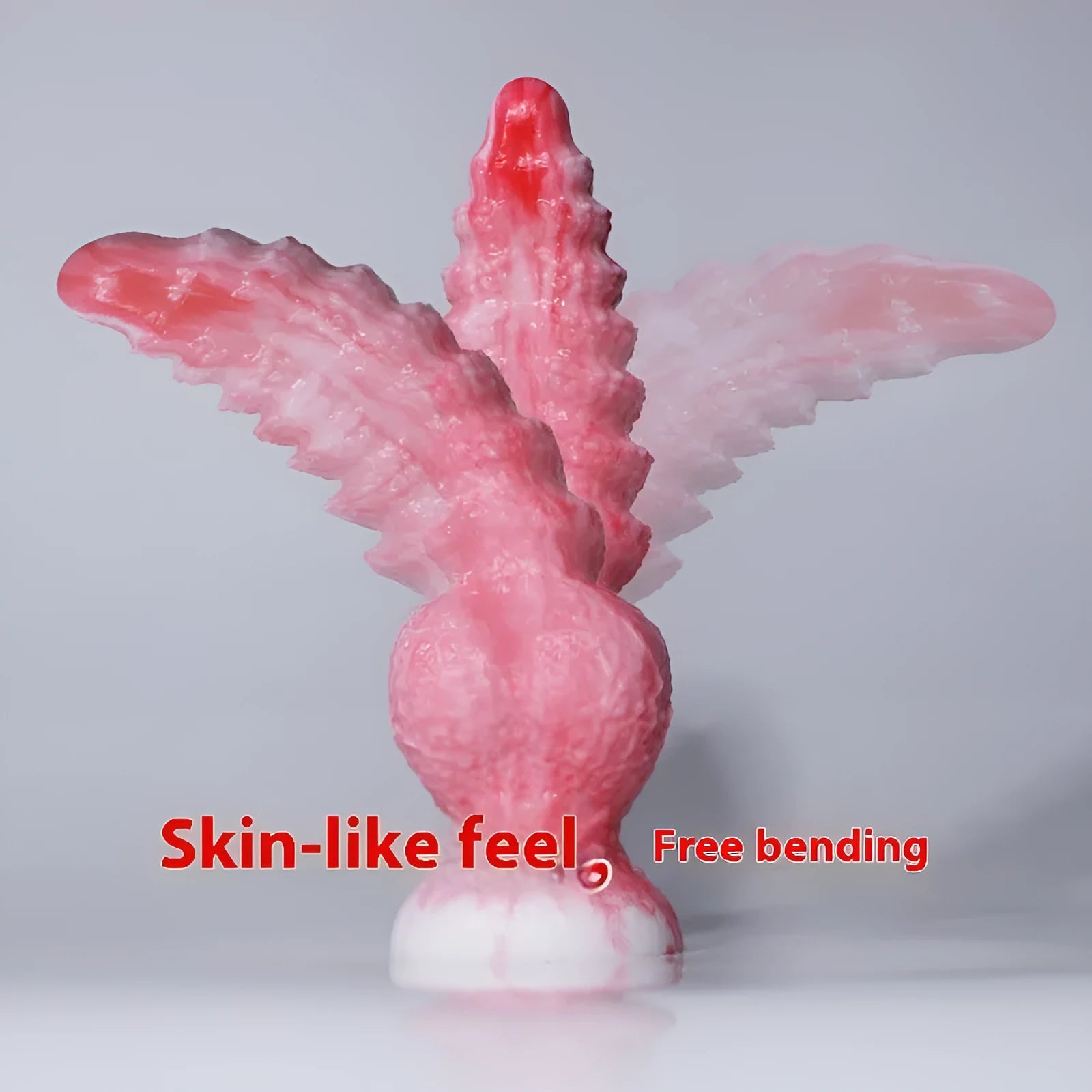 Pink platinum silicone shaped penis masturbation device for adults, Berserker model.