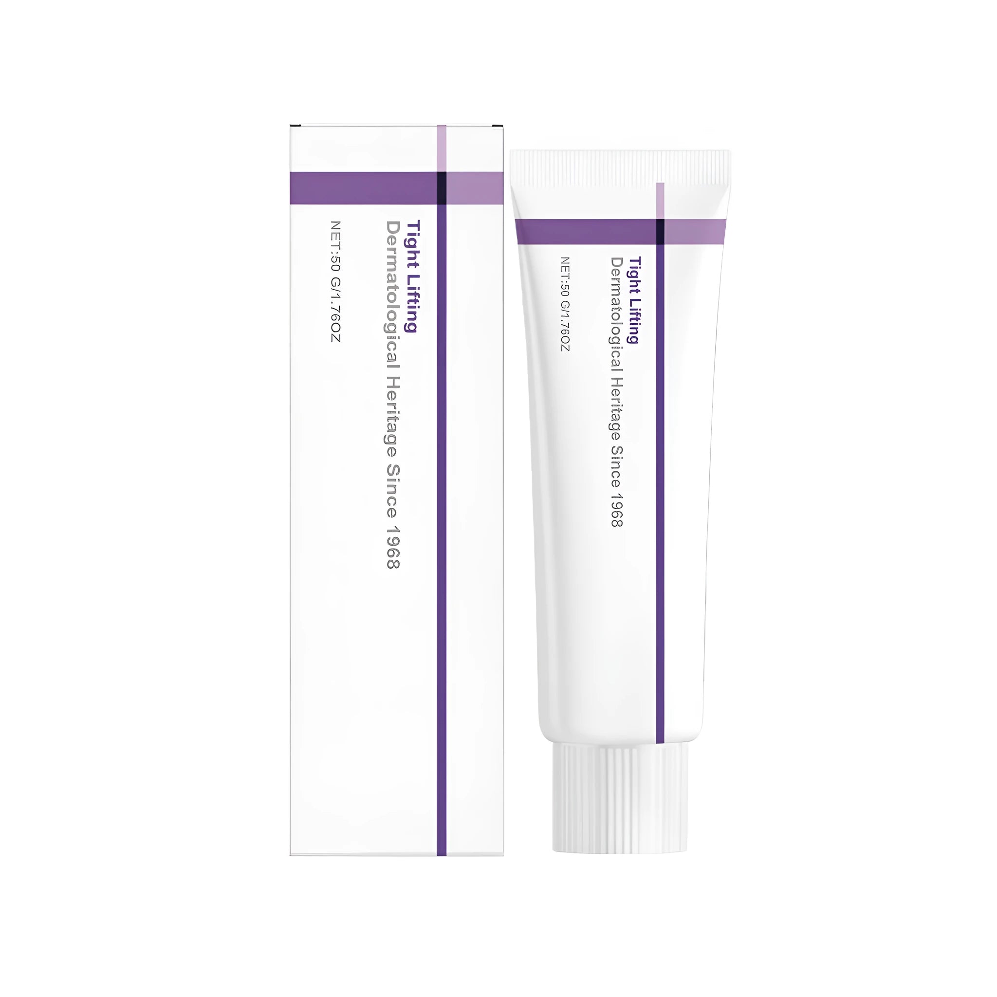 50g pot of firming anti-aging cream with glycerol, panthenol and ergothionine for daily face hydration