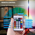 Corner ambience light with 60 RGBW LED beads, USB charging, remote and APP control, 5W