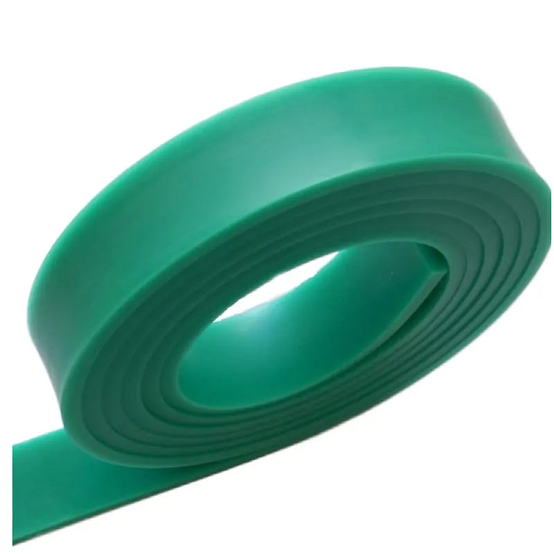 Green aluminium alloy scraper handle measuring 50cm long and 10cm wide.