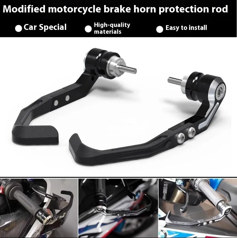 Pair of black CNC aluminium bow protection guards for Honda CBR650F CBR650R motorcycle