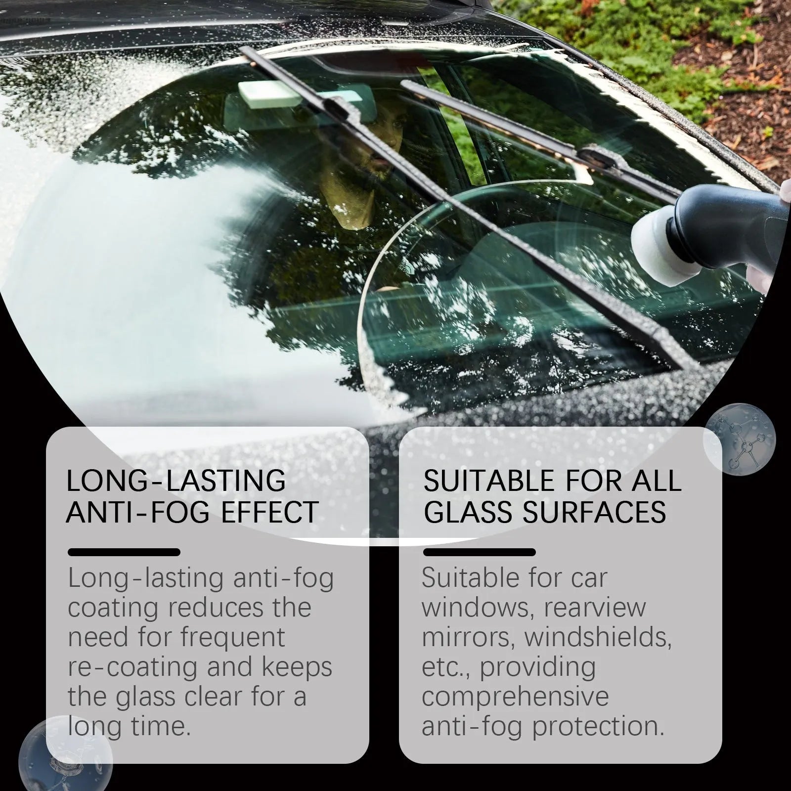 70ml car windshield glass coating agent with rainproof and decontamination formula