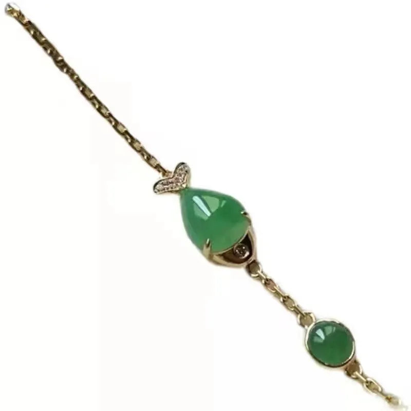 Gold colour electroplated copper retro bracelet for unisex fashion wear