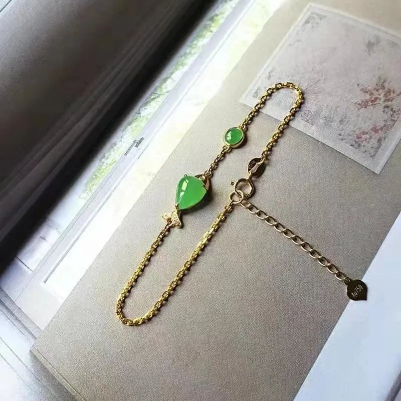 Gold colour electroplated copper retro bracelet for unisex fashion wear
