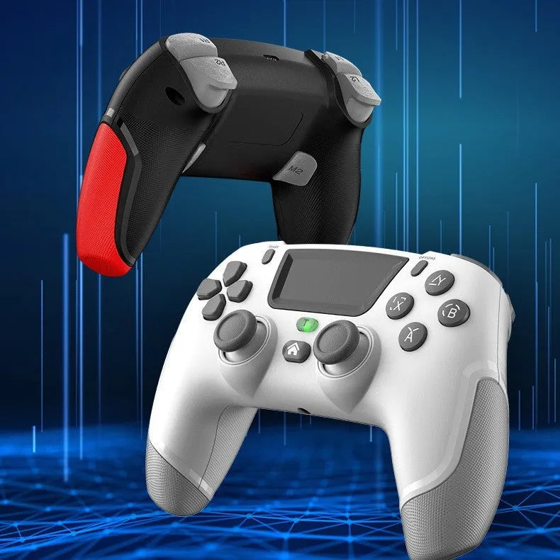 Fruit green wireless PS4 controller with Bluetooth connectivity for PC and mobile gaming