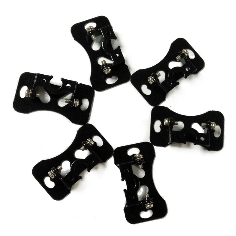 Black metal universal car camera holder with adjustable 120-degree angle bracket