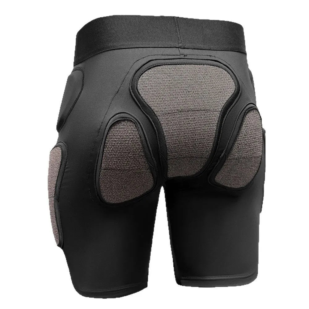 X-ray diffraction ski protective gear hip pad and knee pad set for inner wear cushioning.