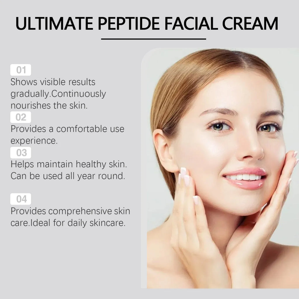 Deep Nourishing Moisturizing Facial Cream 50g jar with Ceramide NP and peptides