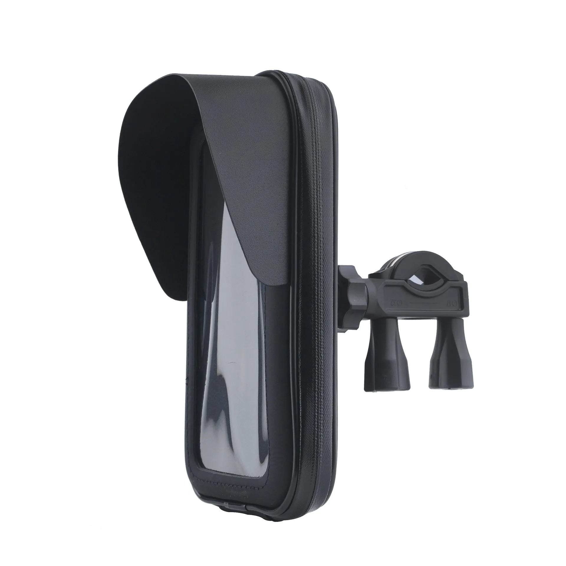 XL waterproof bicycle phone bag in PU leather for 6.5 inch mobile phones on handlebars