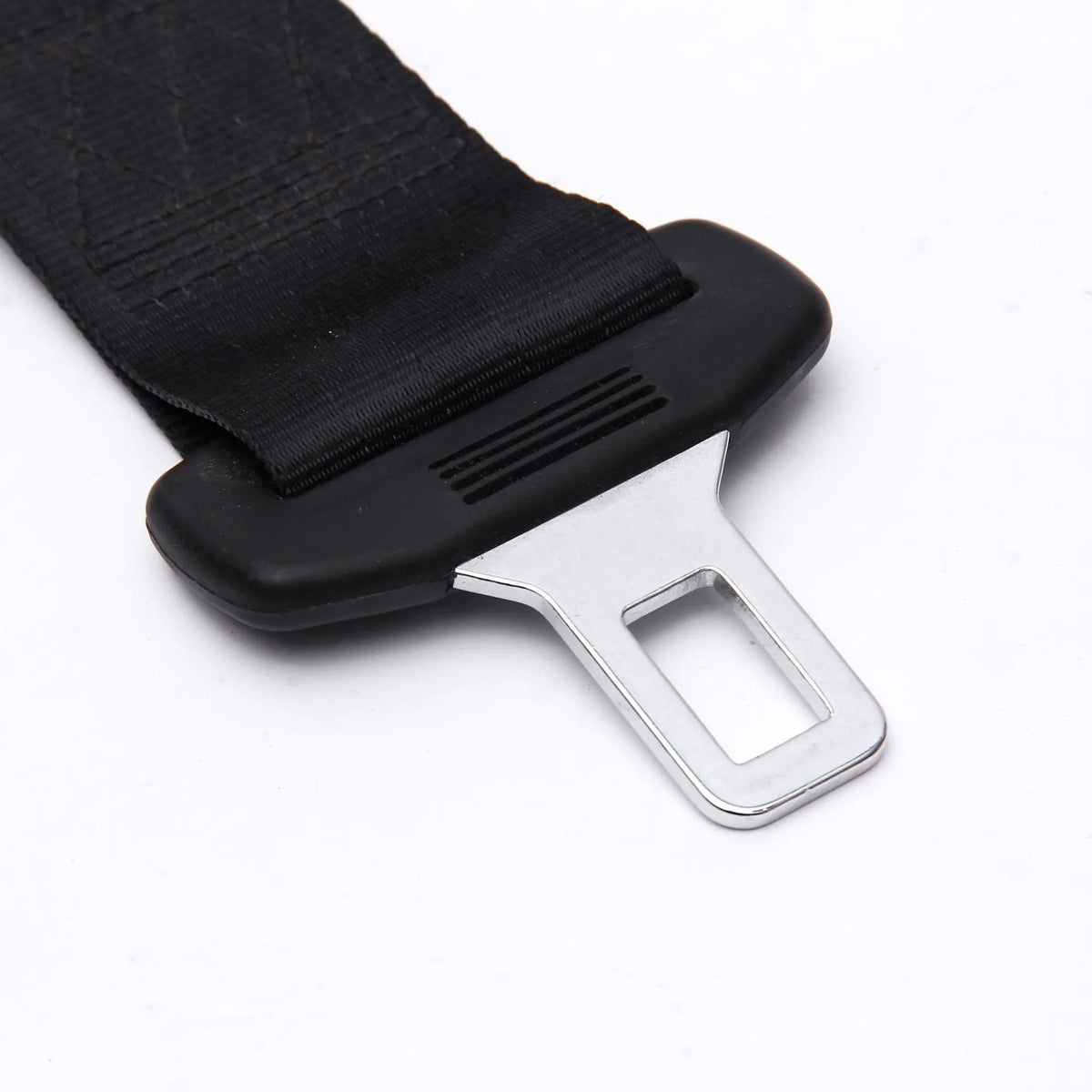 Car seat belt extender for GM vehicles ABS polyester 23cm length black fully enclosed style
