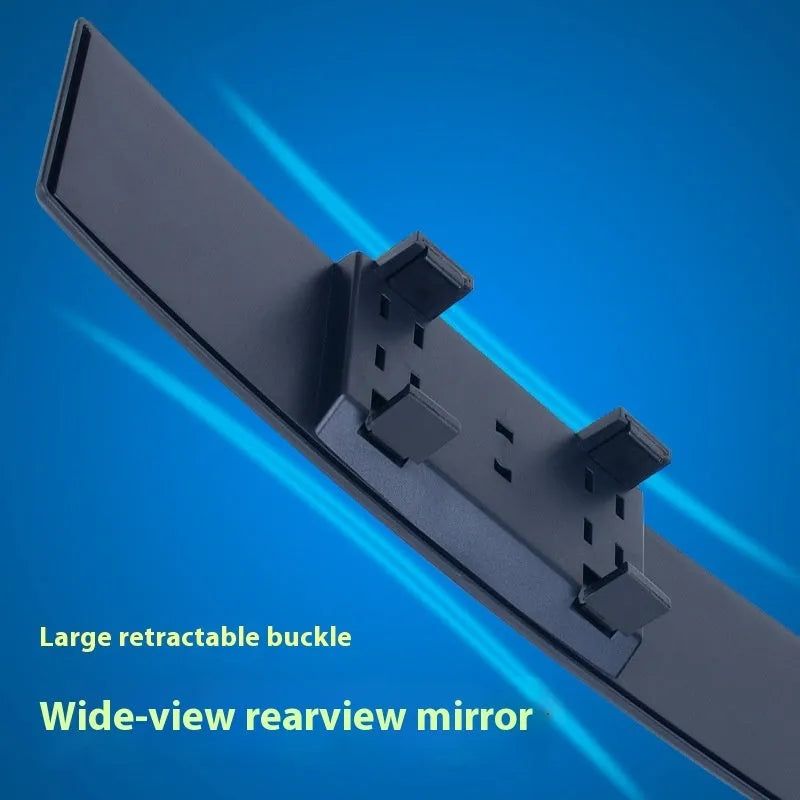 Car surface widen plus size rearview mirror 300mm white wide-angle curved anti-glare