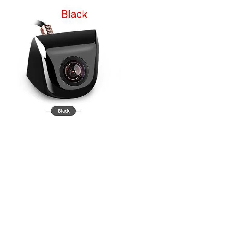 HD waterproof rearview car camera with metal shell and integrated line
