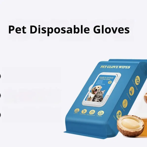 Pet disposable gloves for cat bath cleaning and pet supplies maintenance